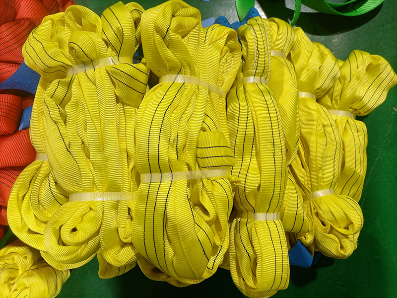 CE GS Certified 3 ton endless round webbing sling, 3T webbing round sling wholesaler 