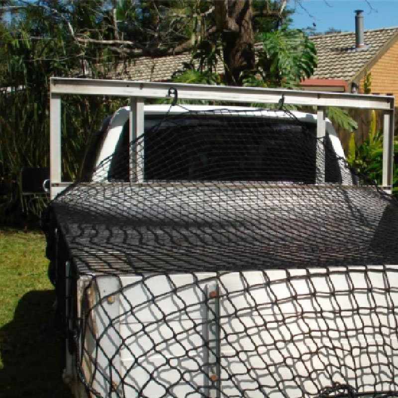 polypropylene cargo net, cargo net for trailer, cargo cover net