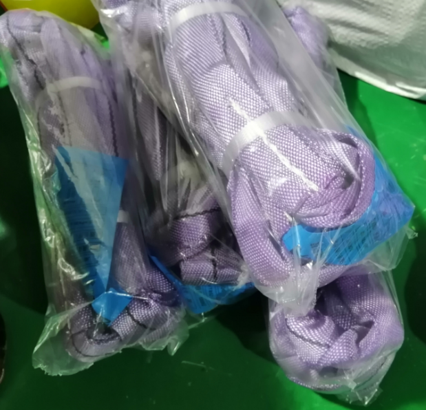 1T purple round sling, 1 Ton violet endless sling