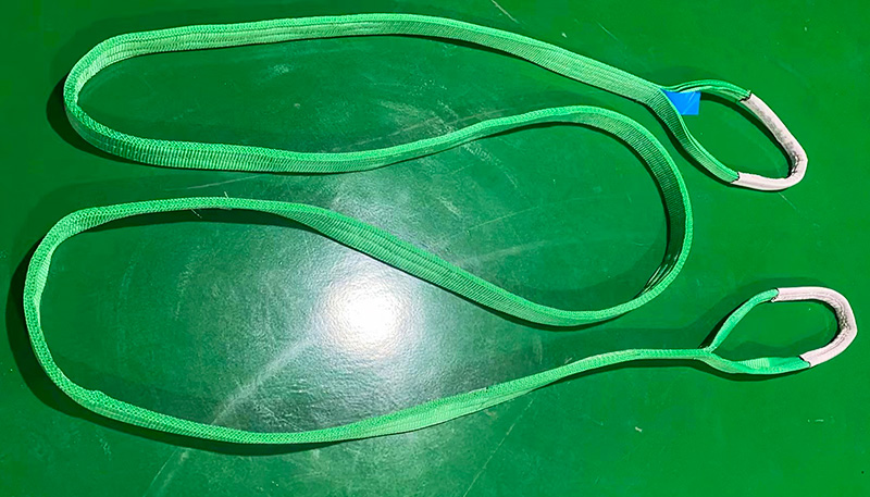 duplex webbing sling, 2 ply webbing sling, eye to eye sling, eye and eye sling